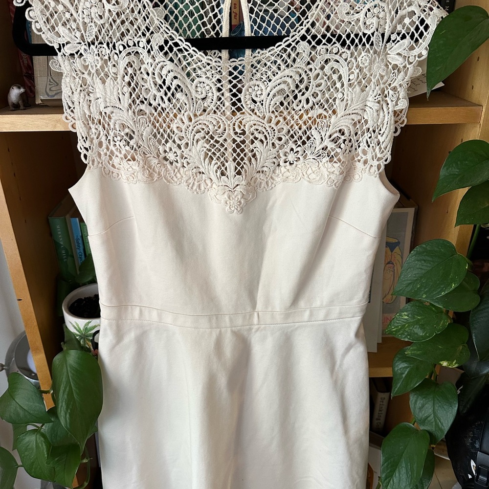 Pinky Peach Dress with Lace Detail